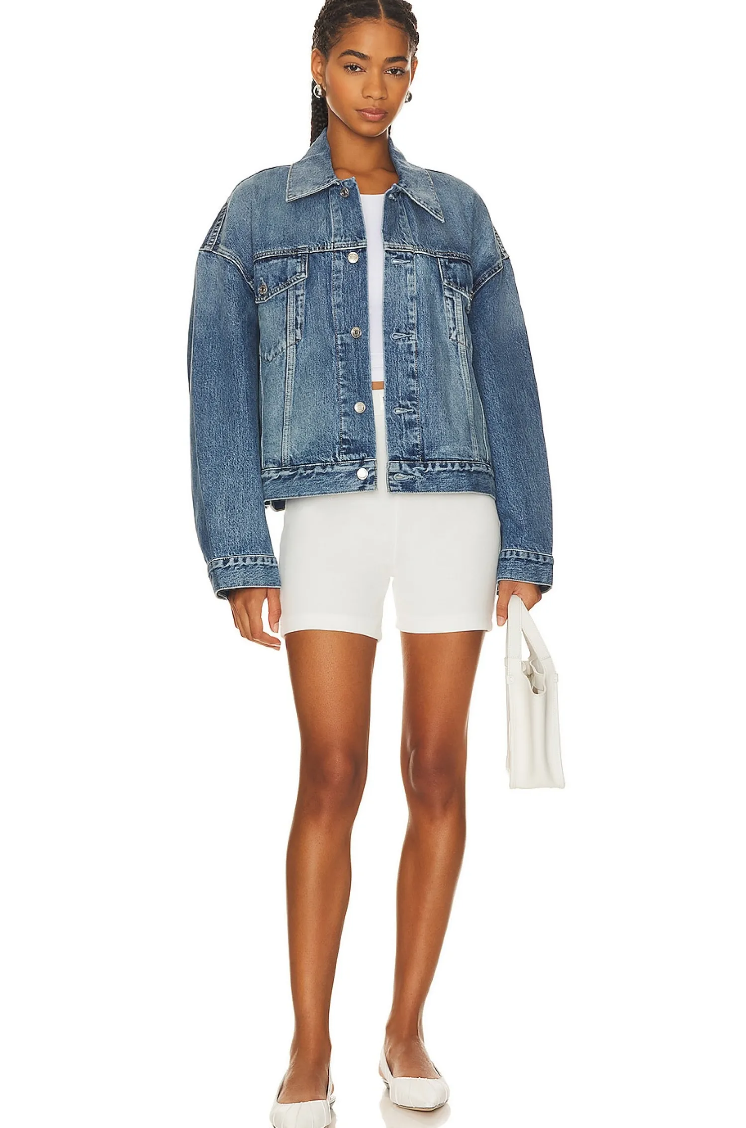 Women GRLFRND Jackets & Coats>Christi Oversized Denim Jacket