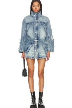 Women RTA Jackets & Coats>Cinched Waist Parka
