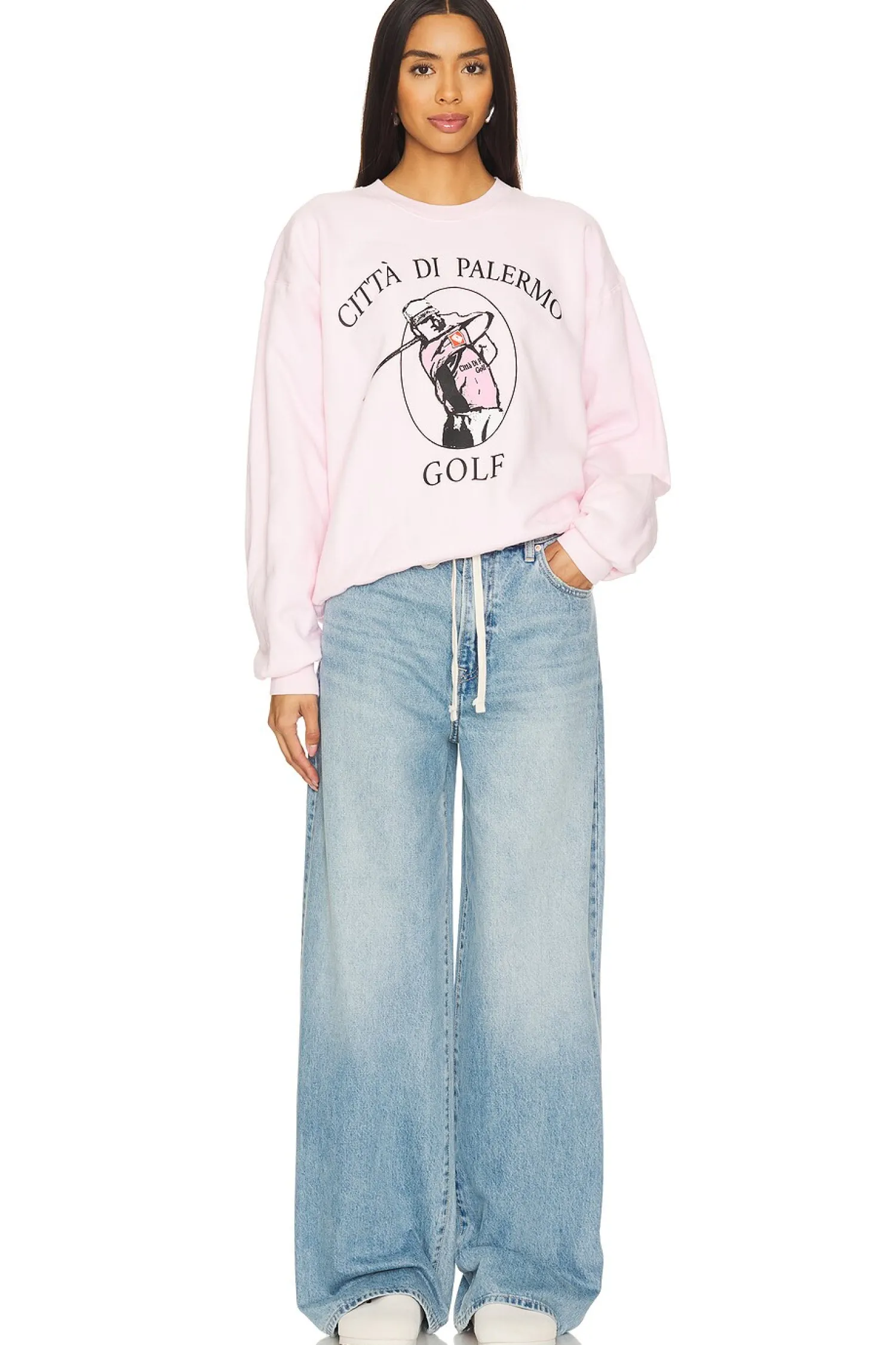 Women firstport Loungewear>Citta Di Palermo Golf Crewneck