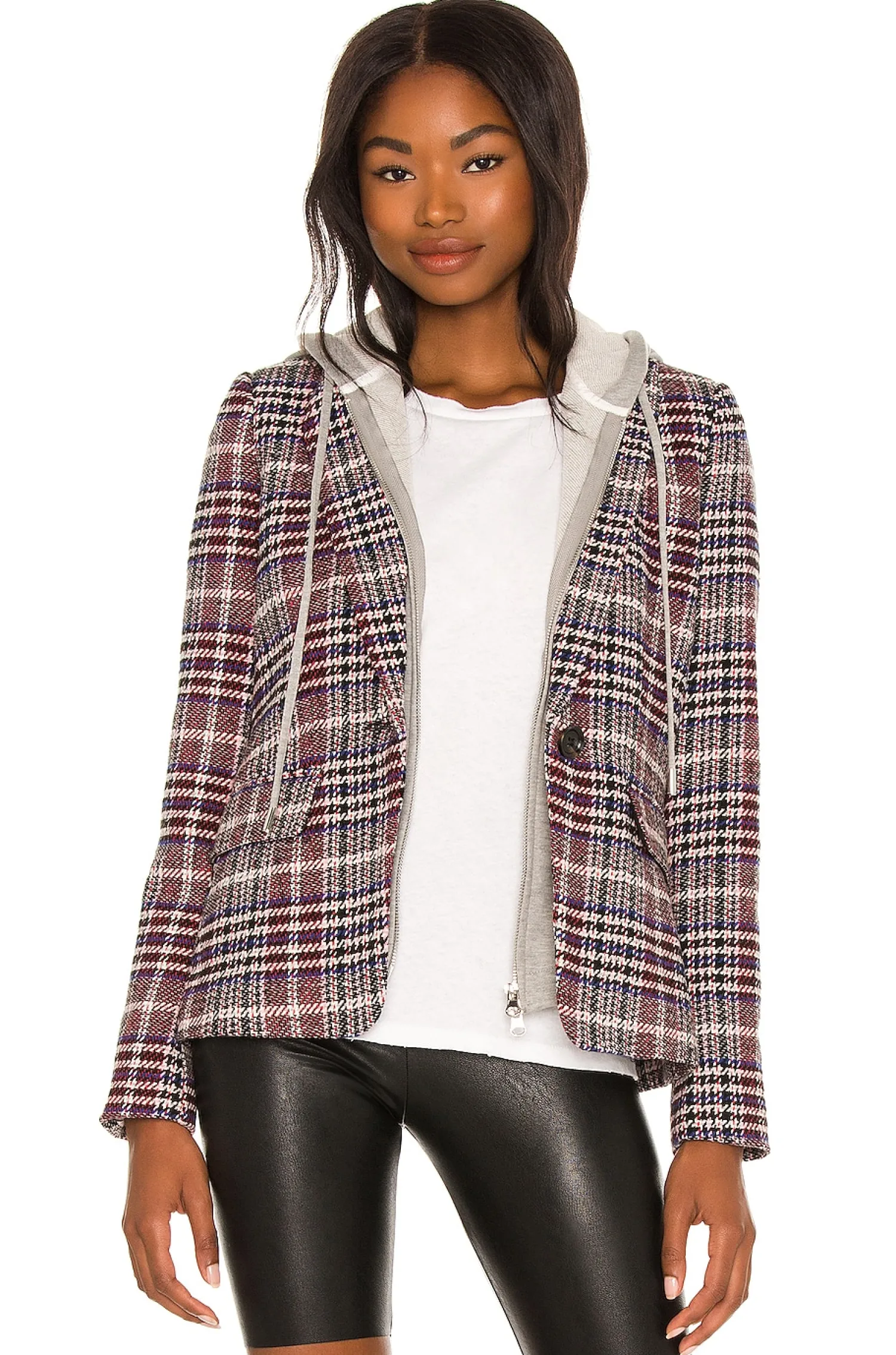 Women Central Park West Jackets & Coats>Coco Plaid Blazer