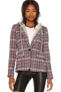 Women Central Park West Jackets & Coats>Coco Plaid Blazer
