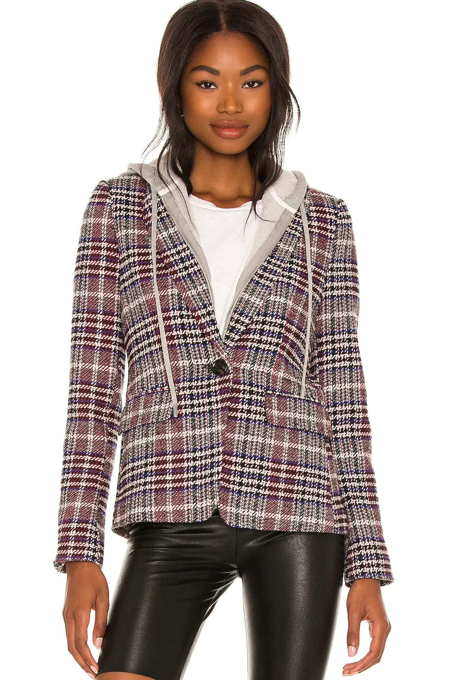 Women Central Park West Jackets & Coats>Coco Plaid Blazer