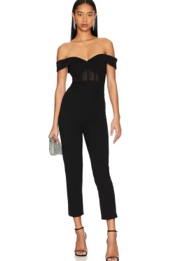 Women MISHA Jumpsuits>Colby Bonded Jumpsuit