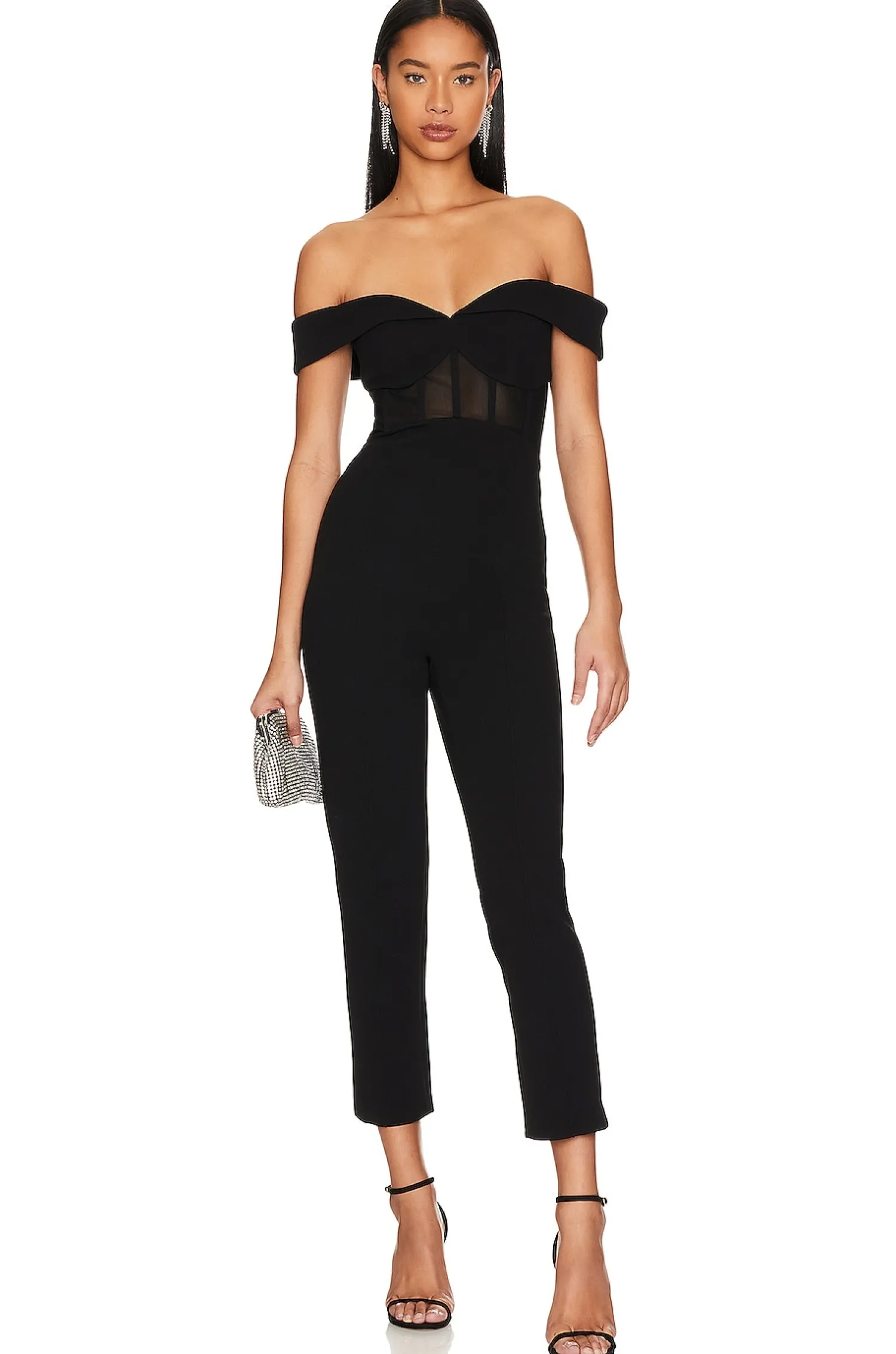 Women MISHA Jumpsuits>Colby Bonded Jumpsuit