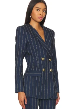 Women Smythe Jackets & Coats>Collarless Db Blazer