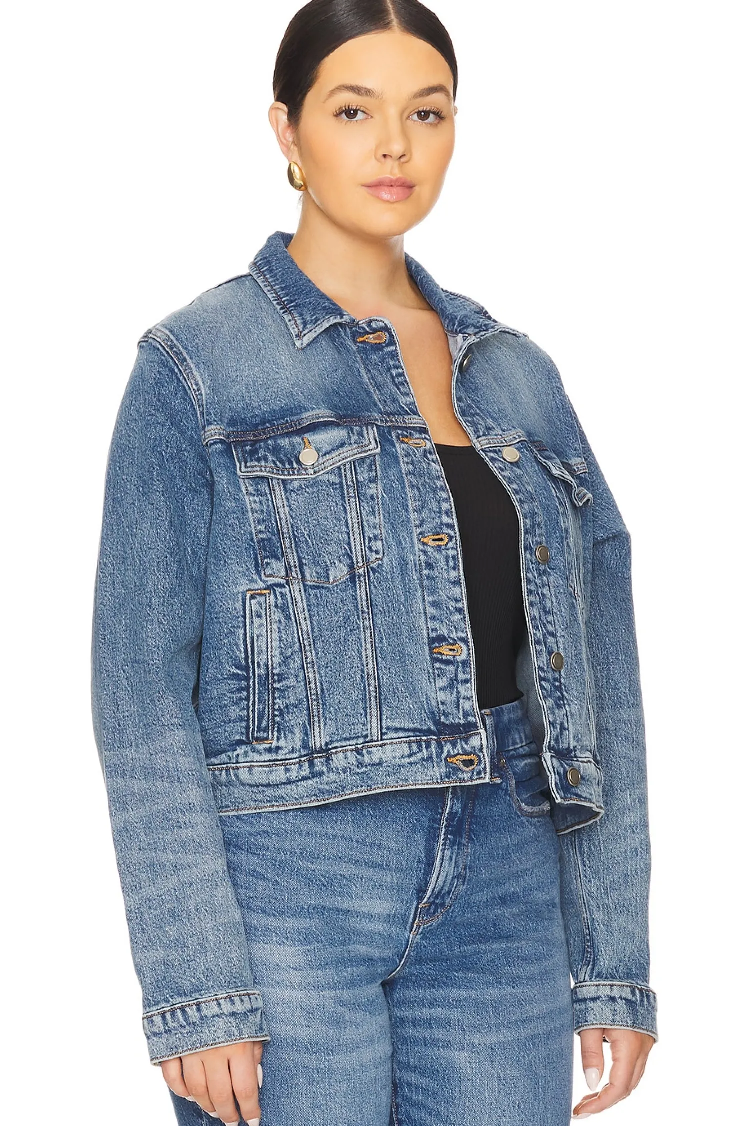Women Good American Jackets & Coats>Committed To Fit Jacket