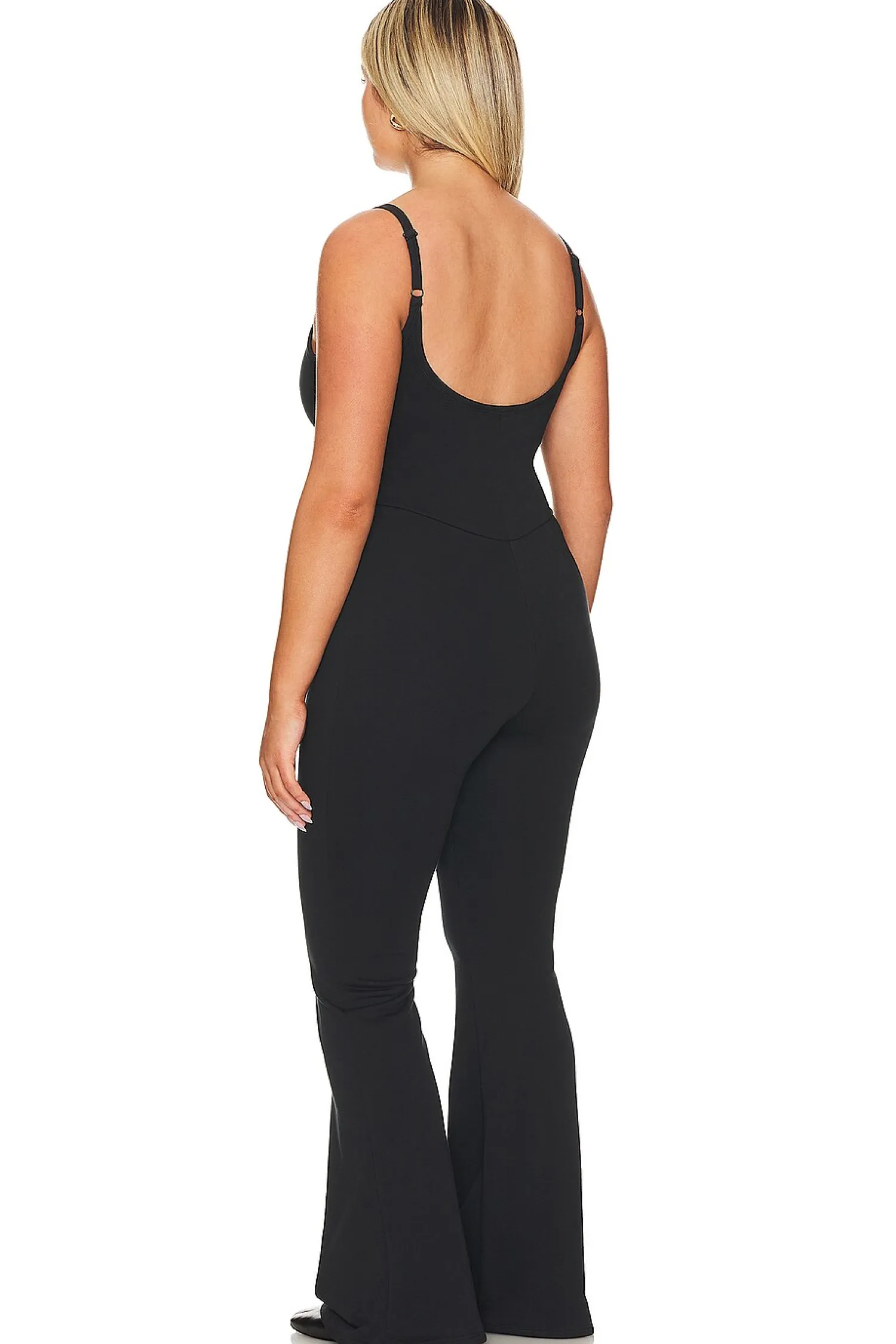 Women Good American Jumpsuits>Compression Terry Scoop Jumpsuit