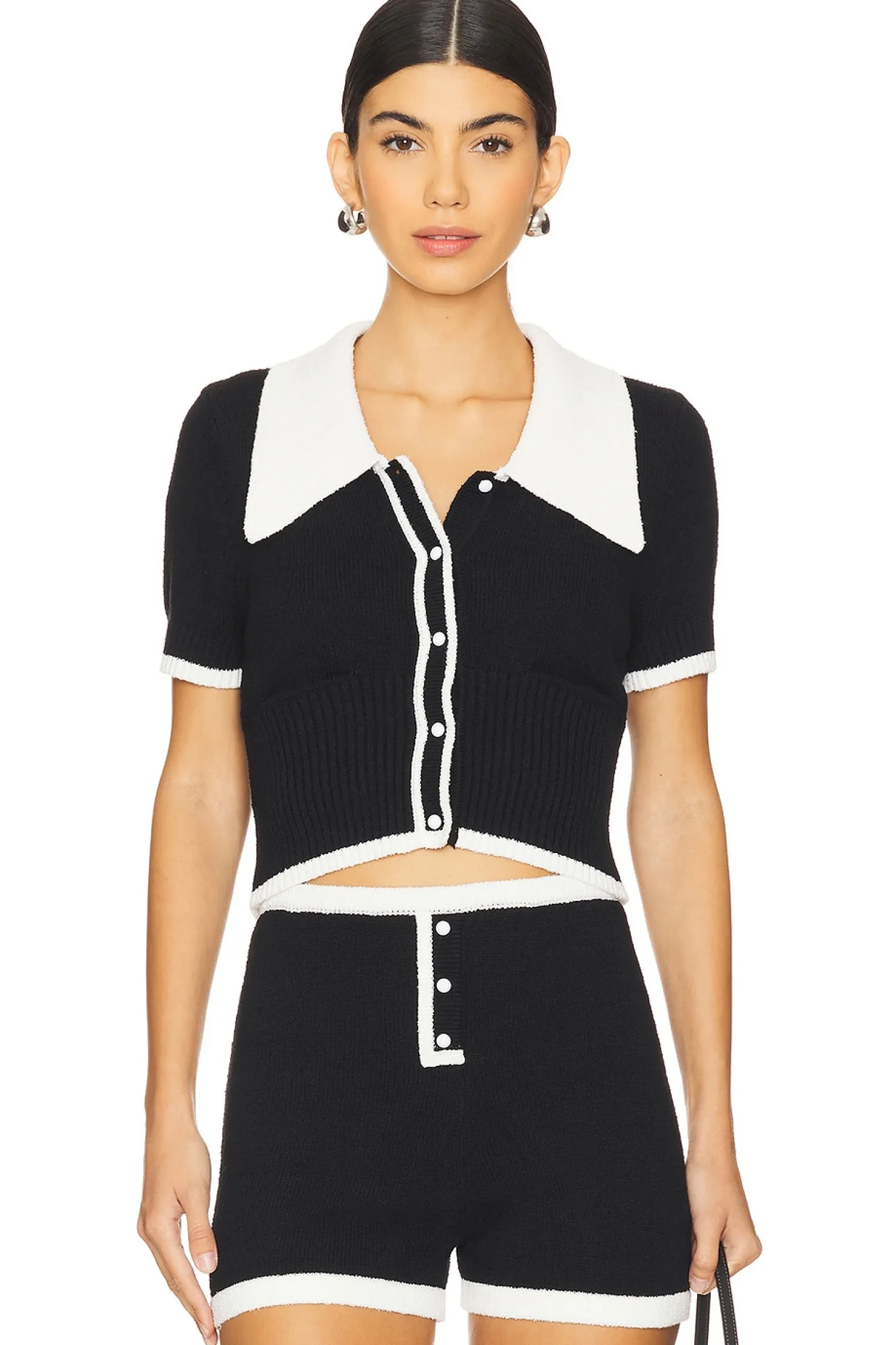 Women House of Sunny Matching Sets>Contrast Peggy Cardigan