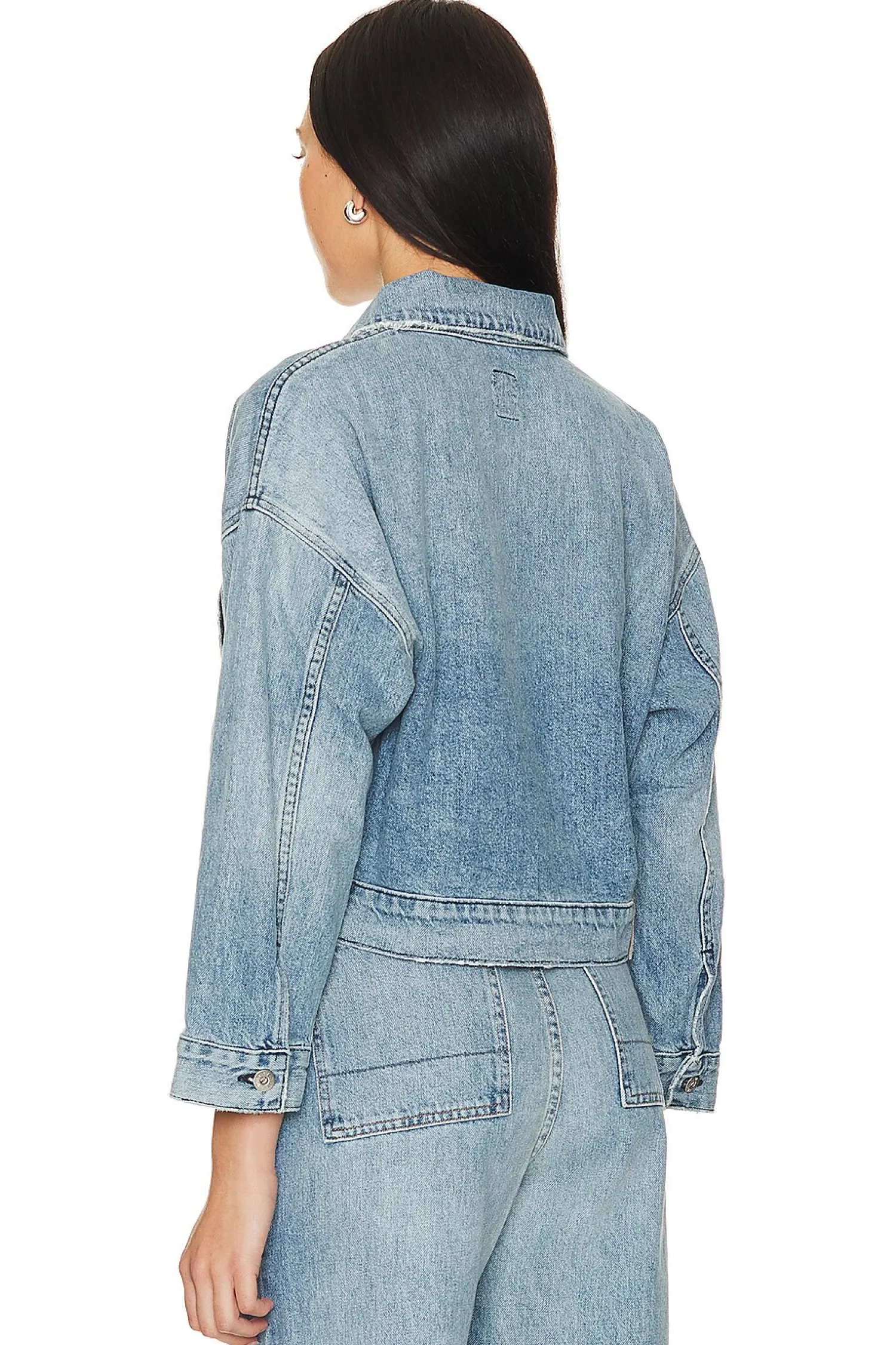 Women NSF Jackets & Coats>Conway Zip Denim Jacket