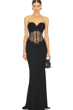 Women RASARIO Dresses>Corset Gown