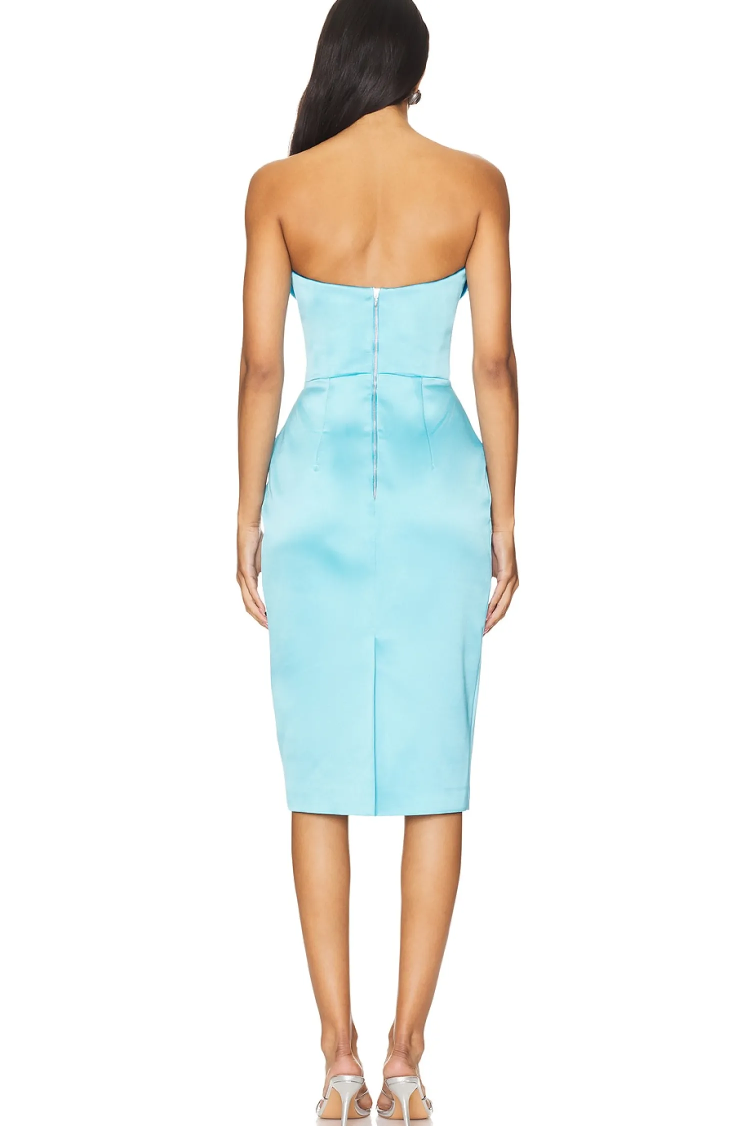 Women RASARIO Dresses>Corset Midi Dress