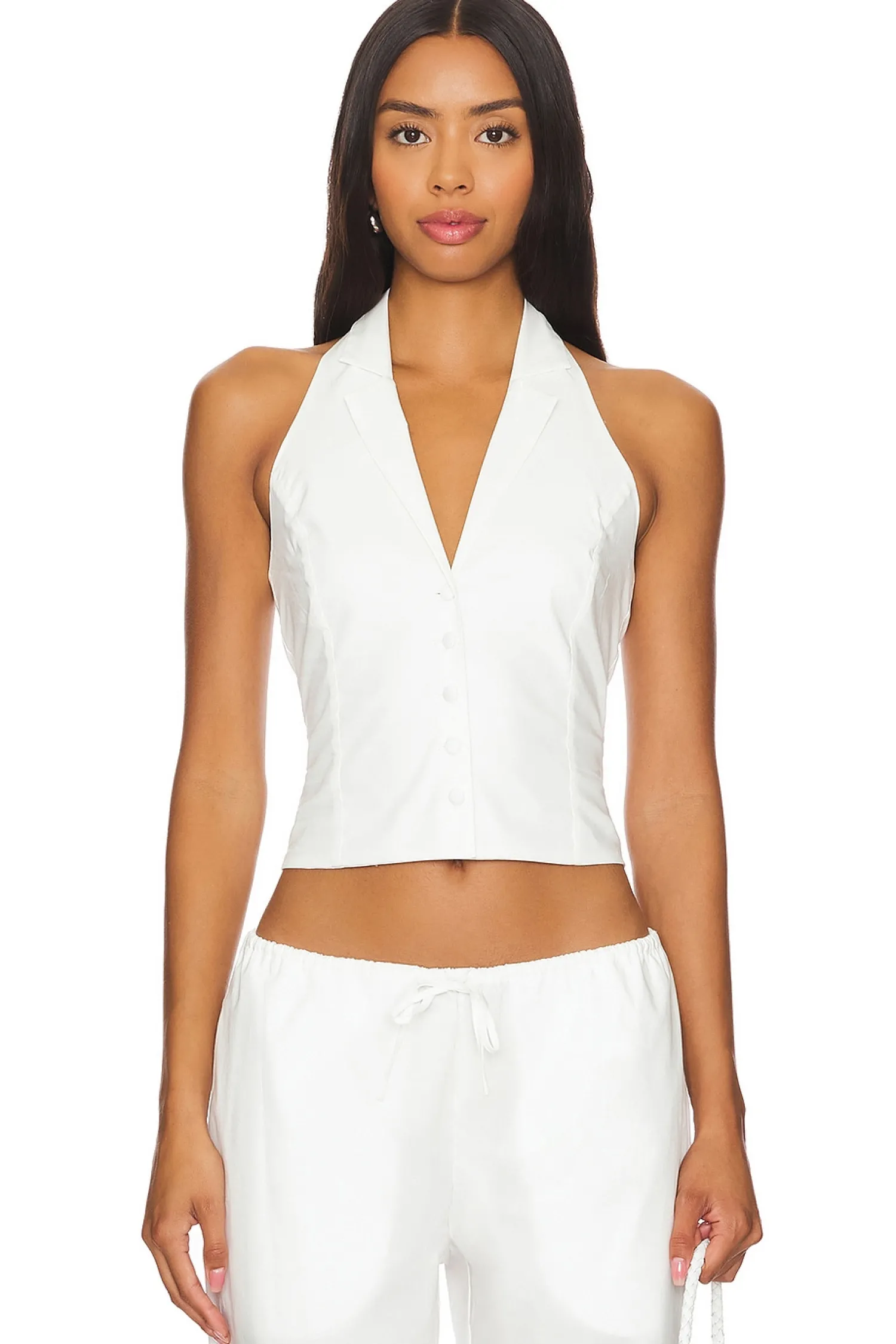 Women Frankies Bikinis Matching Sets>Cottage Poplin Halter