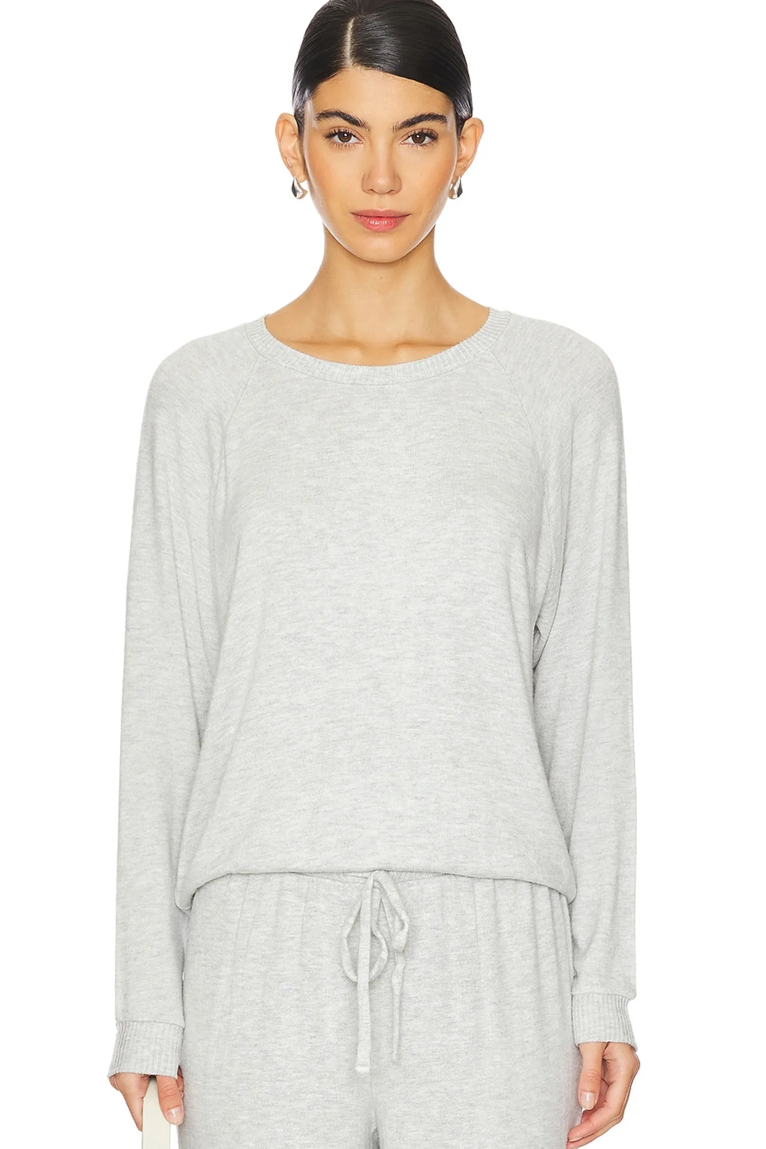 Women eberjey Loungewear>Cozy Time Crew Neck Pullover