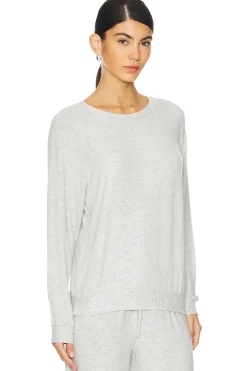 Women eberjey Loungewear>Cozy Time Crew Neck Pullover