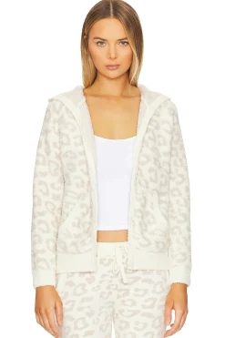 Women Barefoot Dreams Loungewear>CozyChic In The Wild Zip Hoodie
