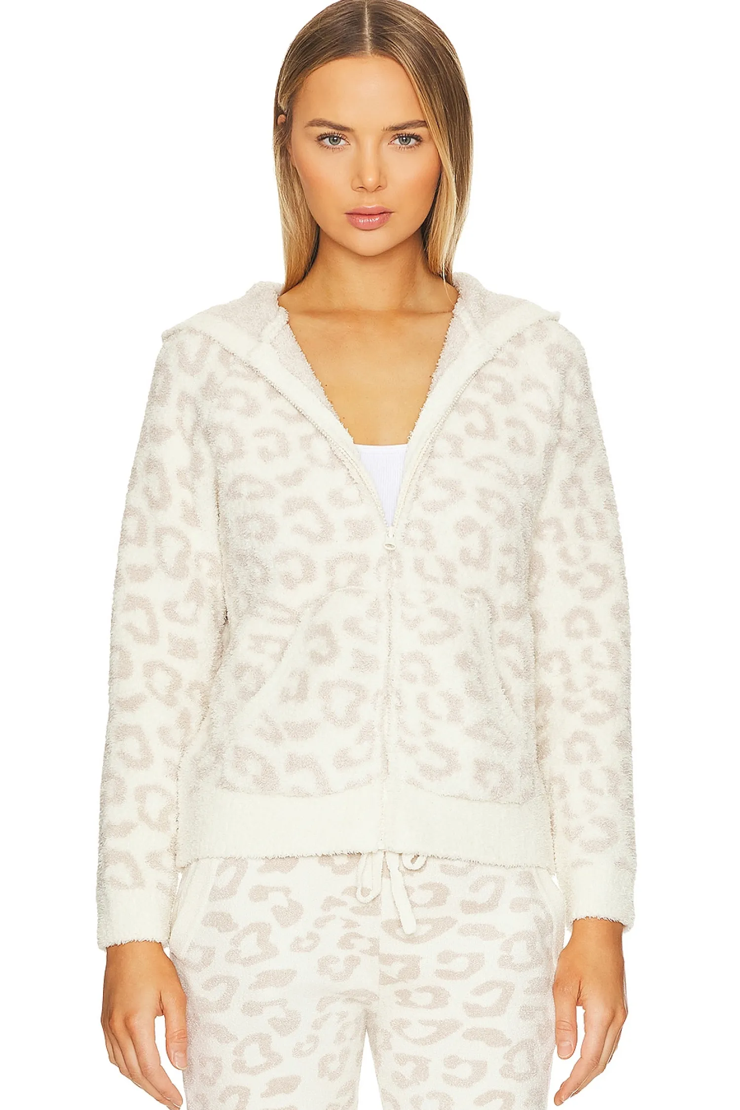 Women Barefoot Dreams Loungewear>CozyChic In The Wild Zip Hoodie
