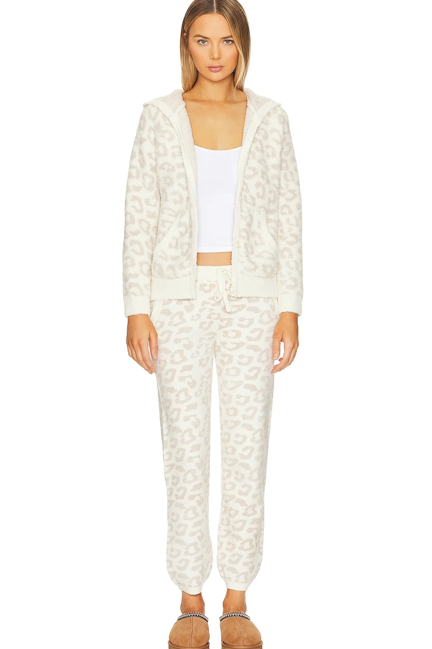 Women Barefoot Dreams Loungewear>CozyChic In The Wild Zip Hoodie