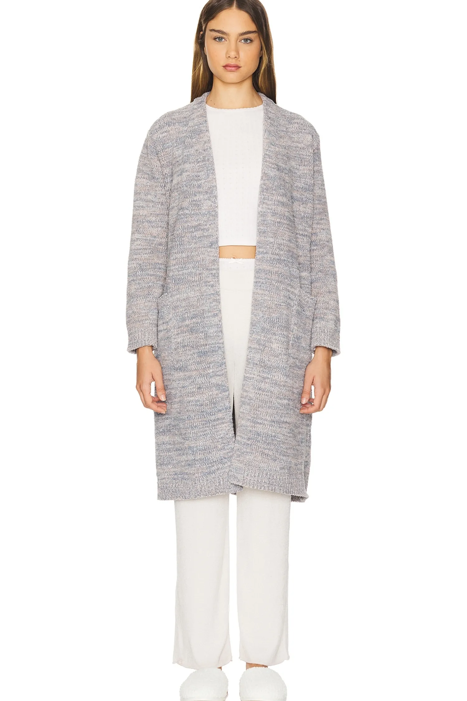 Women Barefoot Dreams Lingerie & Sleepwear>CozyChic Marled Robe