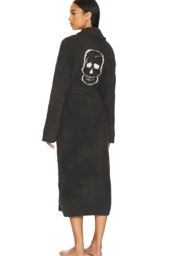 Women Barefoot Dreams Lingerie & Sleepwear>CozyChic Skull Robe