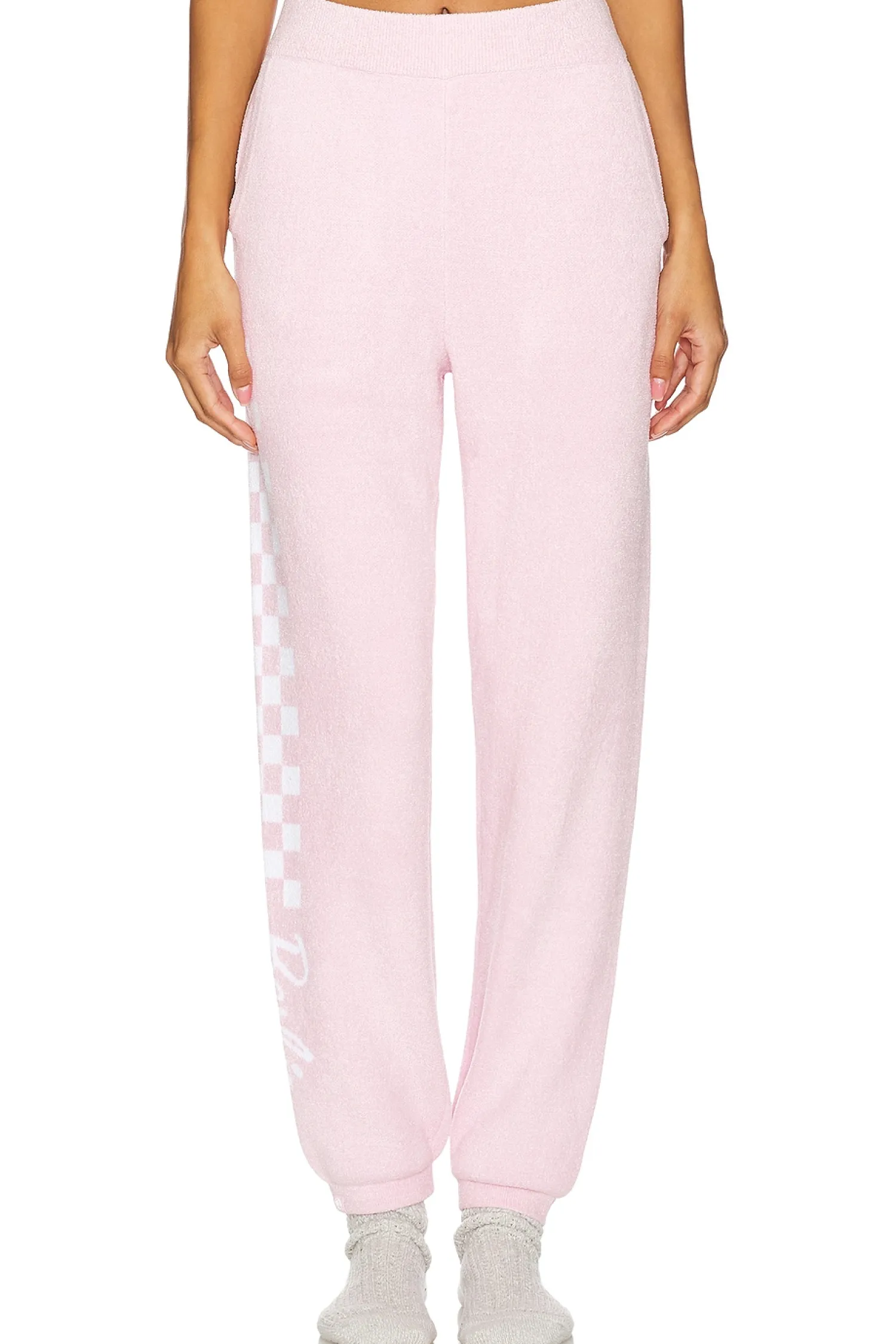 Women Barefoot Dreams Pants>CozyChic Ultra Light Barbie Checkered Jogger