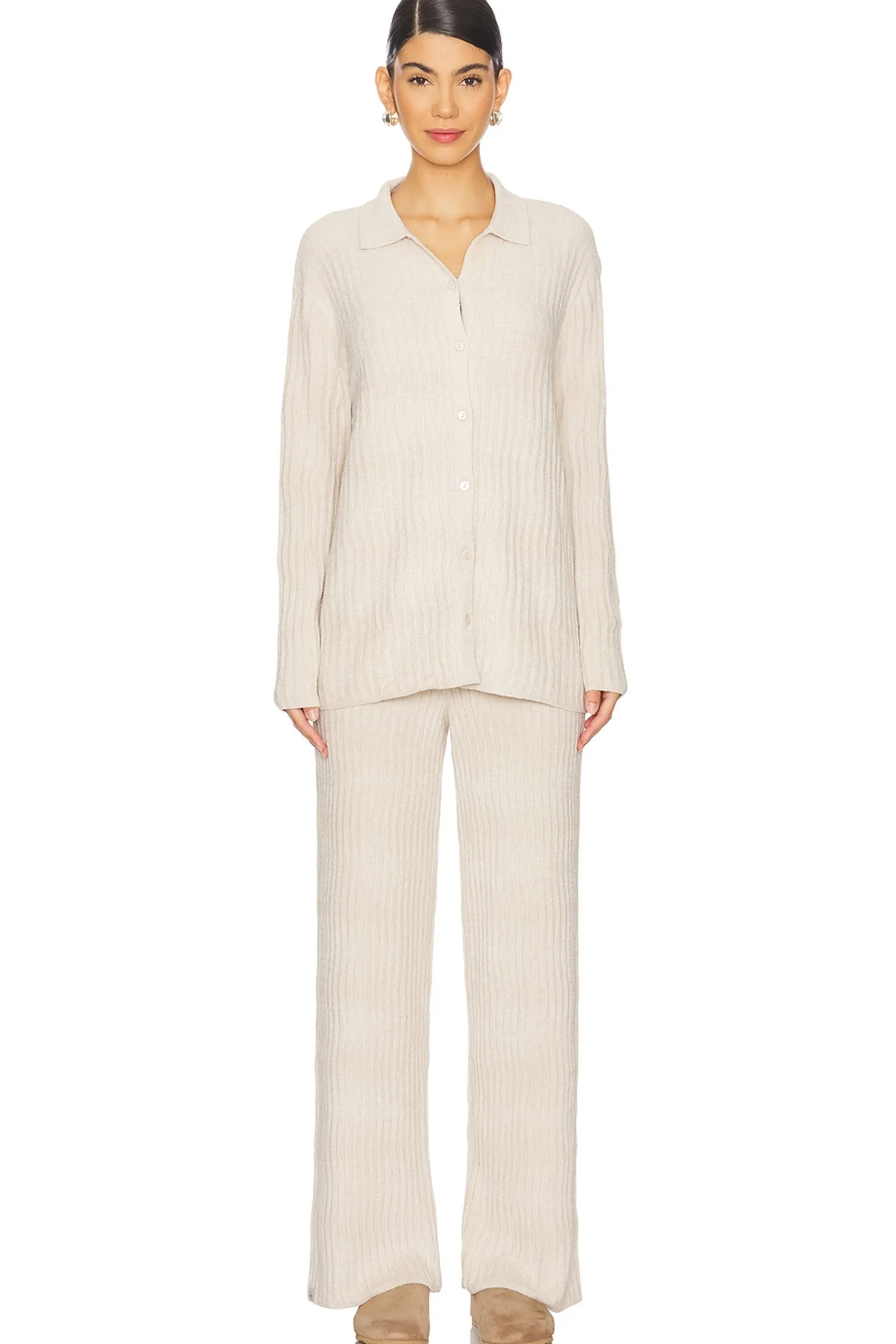 Women Barefoot Dreams Loungewear|Lingerie & Sleepwear>CozyChic Ultra Light Wave Pant