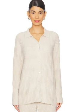 Women Barefoot Dreams Lingerie & Sleepwear>CozyChic Ultra Light Wave Shirt