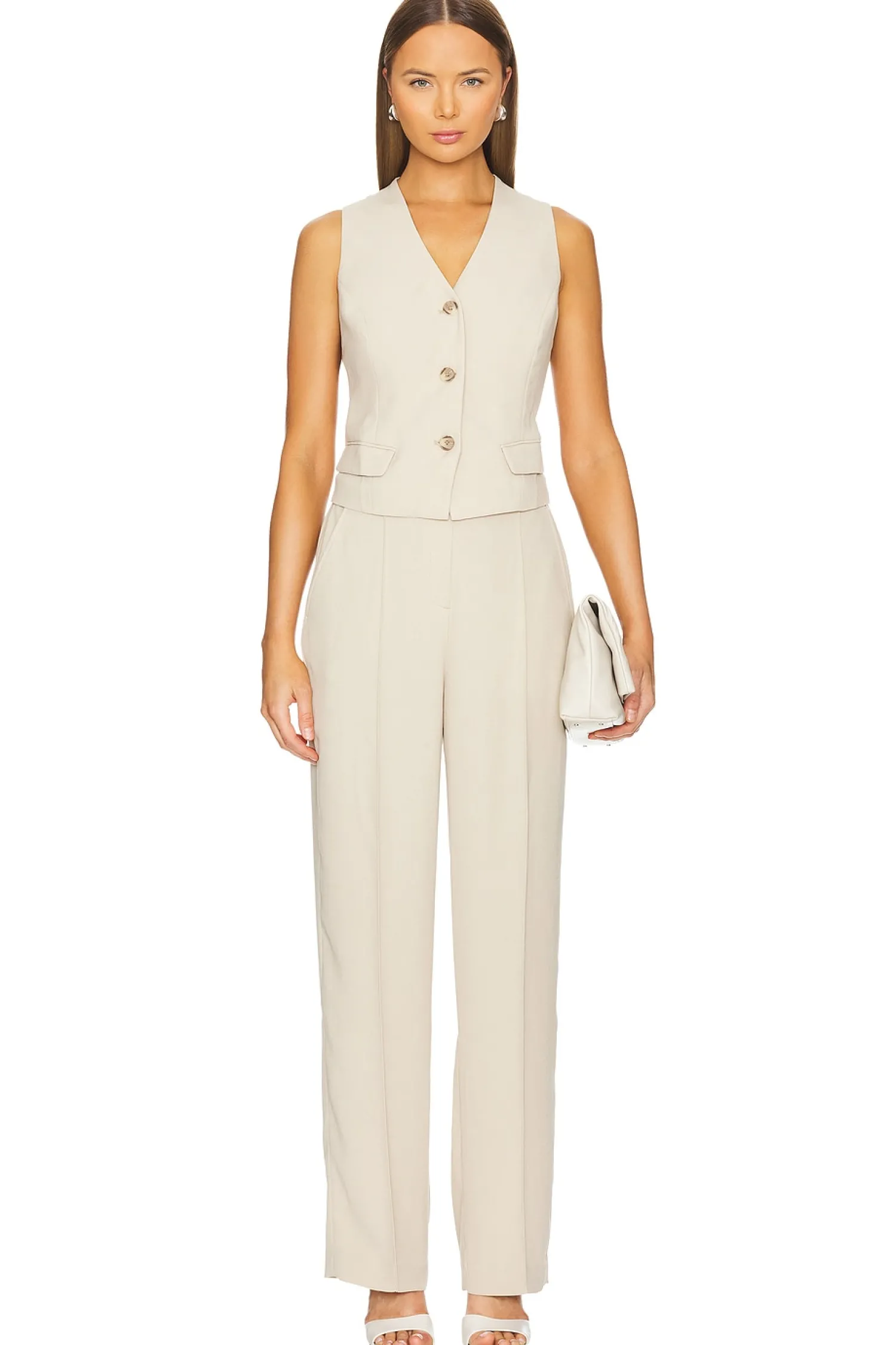 Women SPANX Matching Sets|Jackets & Coats>Crepe Vest