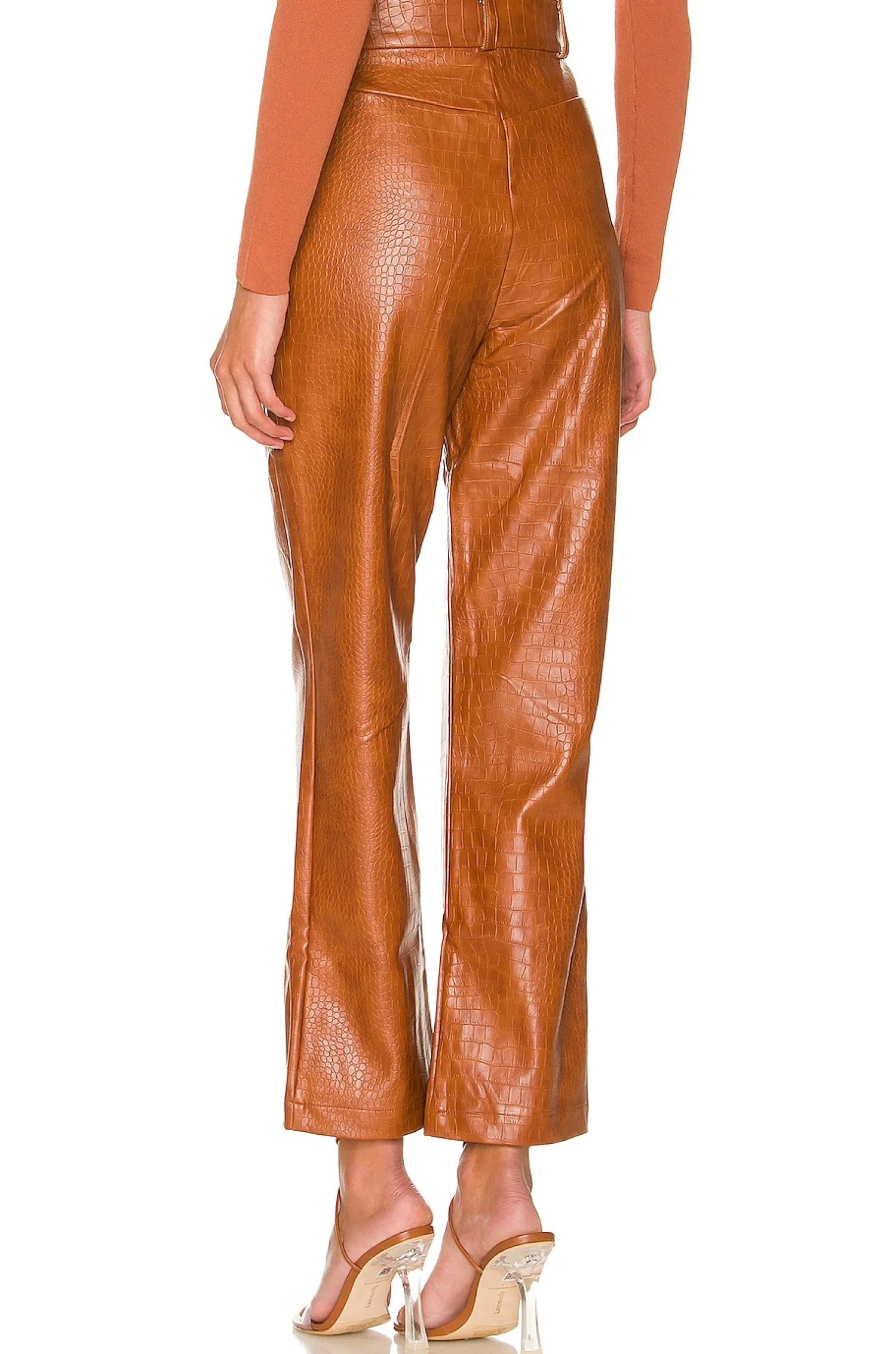 Women Bardot Pants>Croc Faux Leather Pant