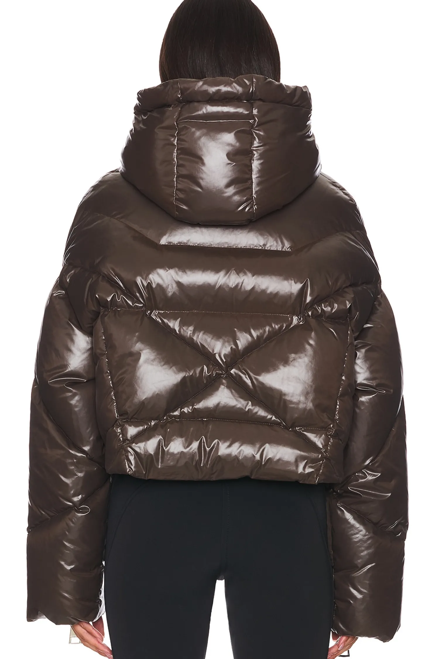 Women Khrisjoy Jackets & Coats>Crop Puffer Jacket Shiny