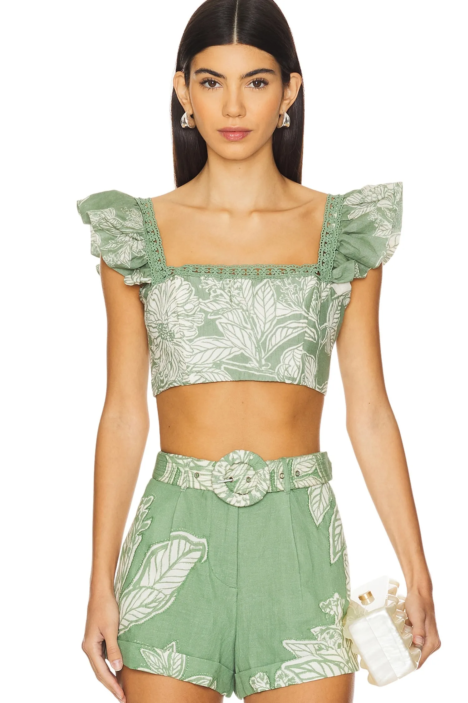 Women HEMANT AND NANDITA Matching Sets>Crop Top