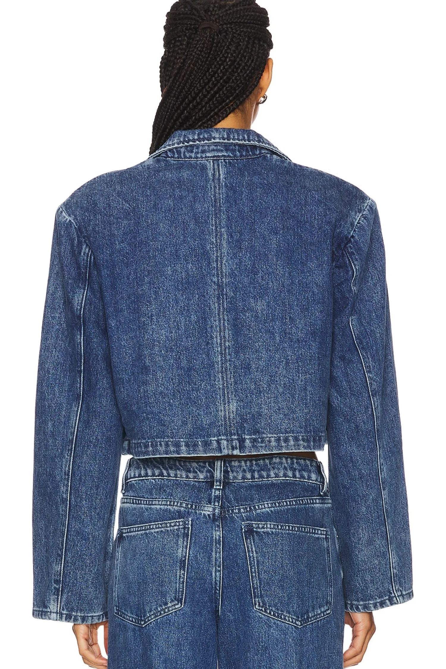 Women WeWoreWhat Matching Sets|Jackets & Coats>Cropped Blazer Jacket