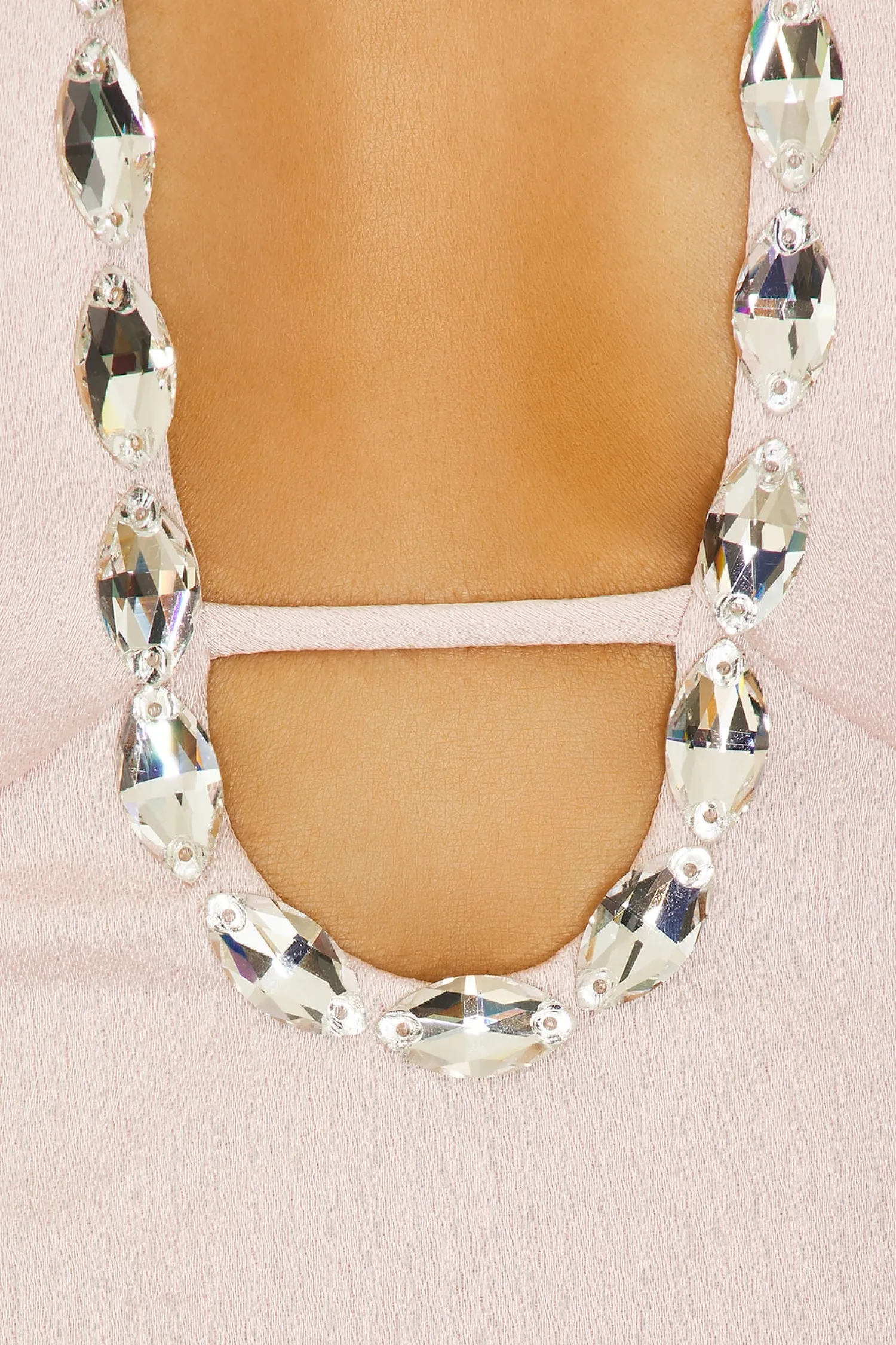 Women RASARIO Dresses>Crystal Embellished Midi Dress