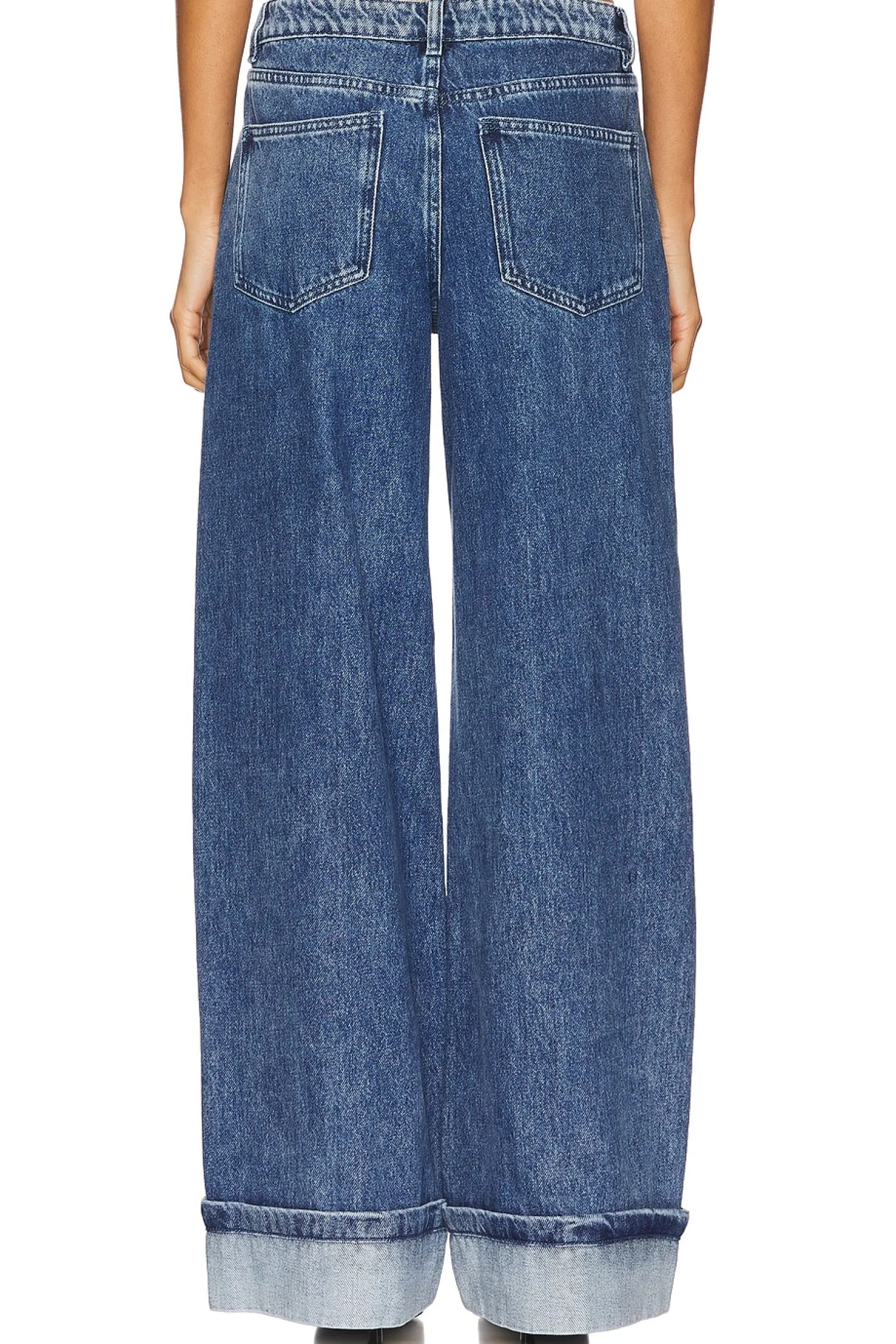 Women WeWoreWhat Matching Sets>Cuff Straight Leg Jean