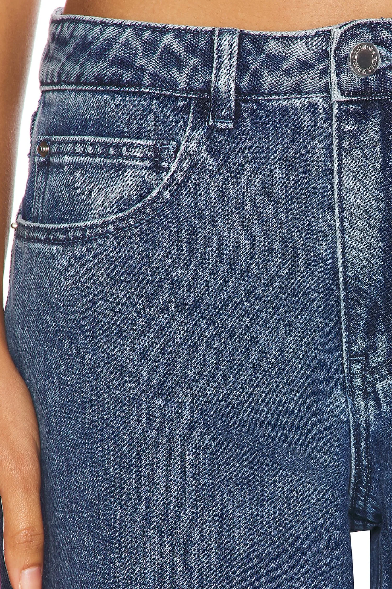 Women WeWoreWhat Matching Sets>Cuff Straight Leg Jean