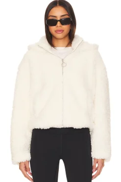 Women WeWoreWhat Jackets & Coats>Curly Sherpa Jacket