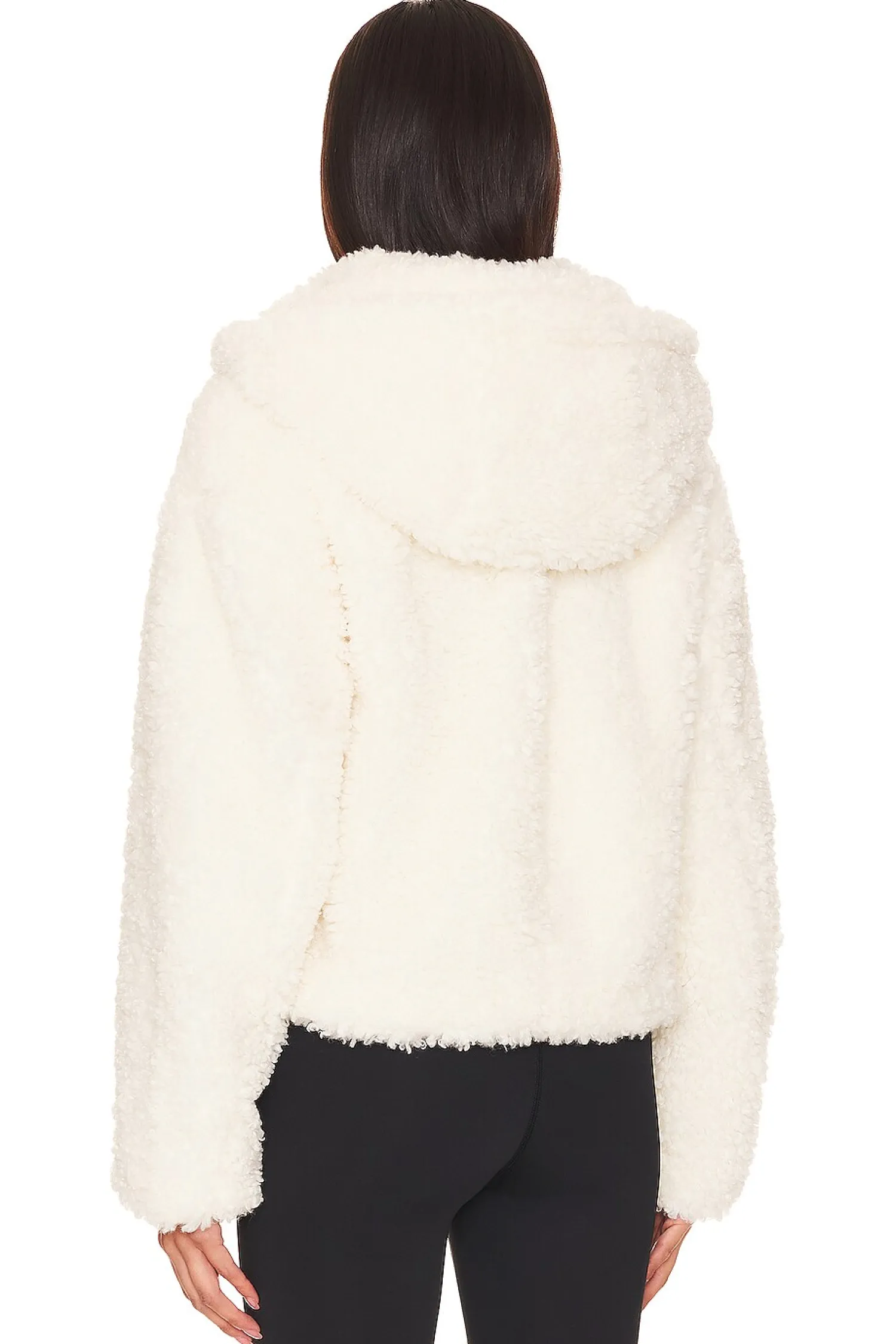 Women WeWoreWhat Jackets & Coats>Curly Sherpa Jacket