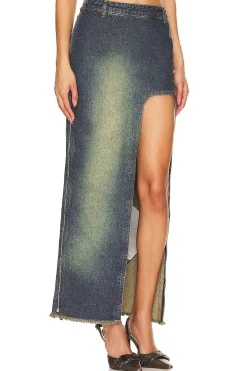 Women Cannari Concept Matching Sets>Curved Slit Skirt