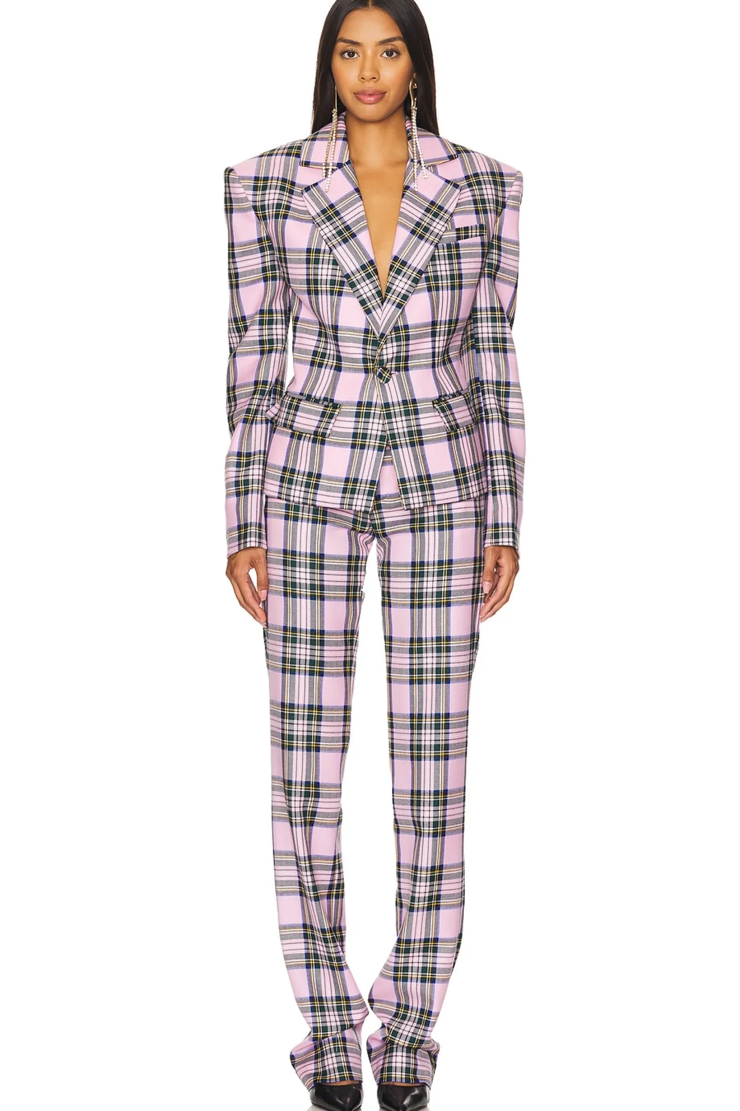 Women AREA Jackets & Coats>Cutout Blazer