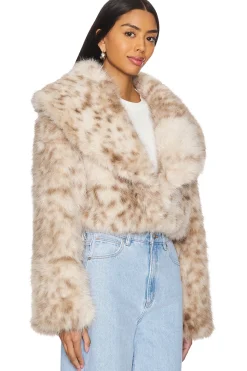 Women LAMARQUE Jackets & Coats>Danika Faux Fur Coat