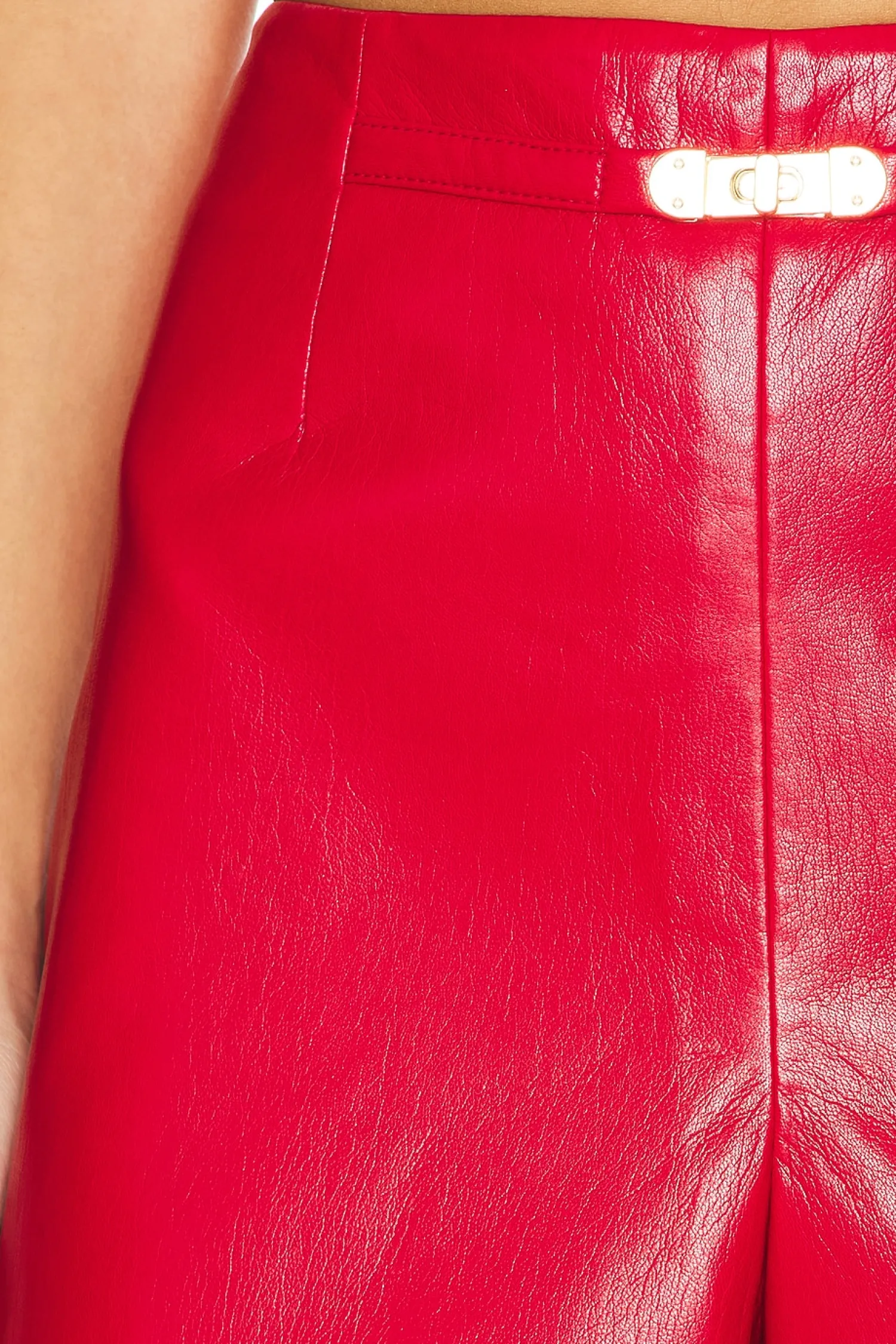 Women Generation Love Matching Sets>Danny Belted Faux Leather Shorts