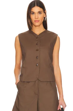Women FAITHFULL THE BRAND Jackets & Coats>Delfina Vest