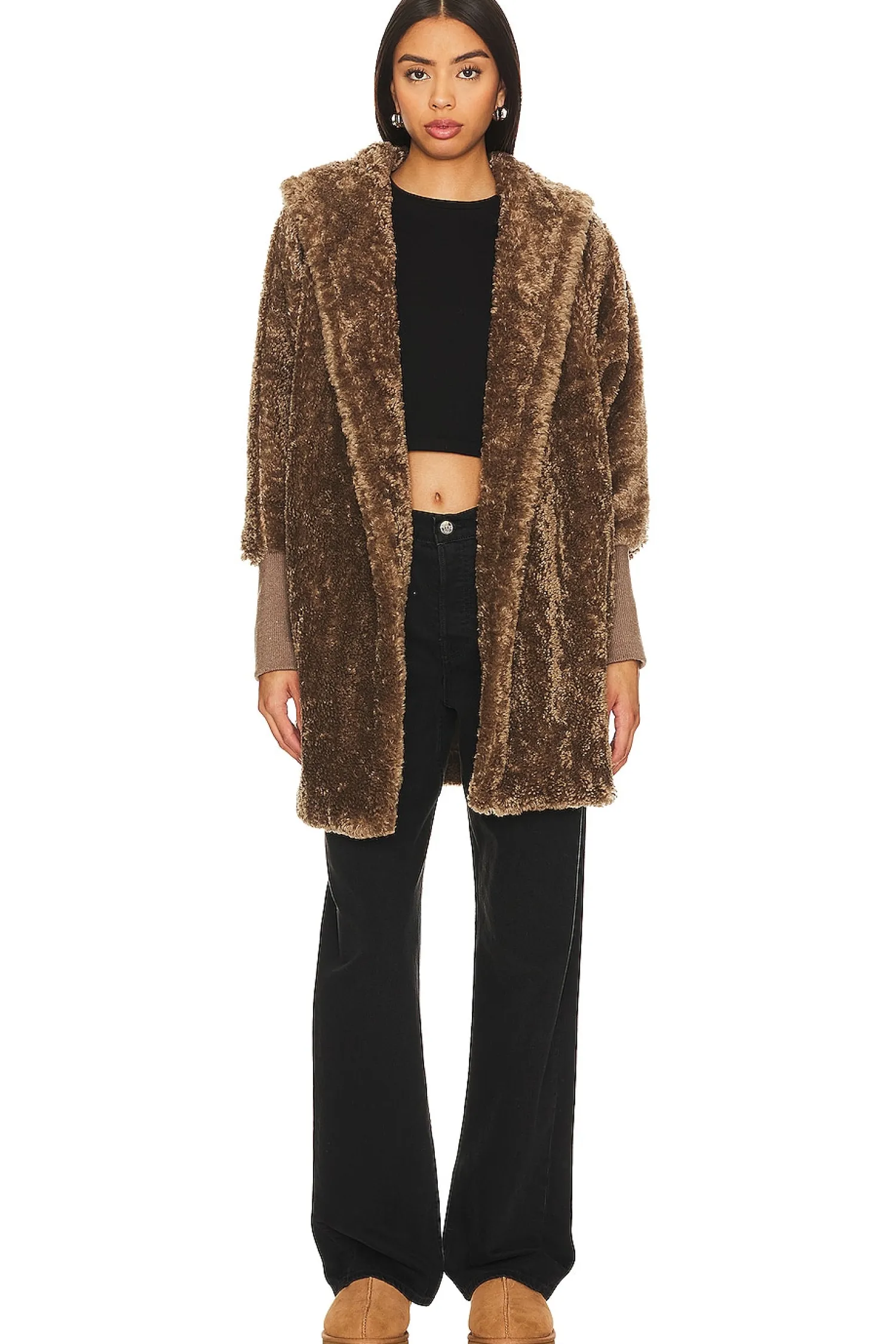 Women Steve Madden Jackets & Coats>Della Sherpa Coat
