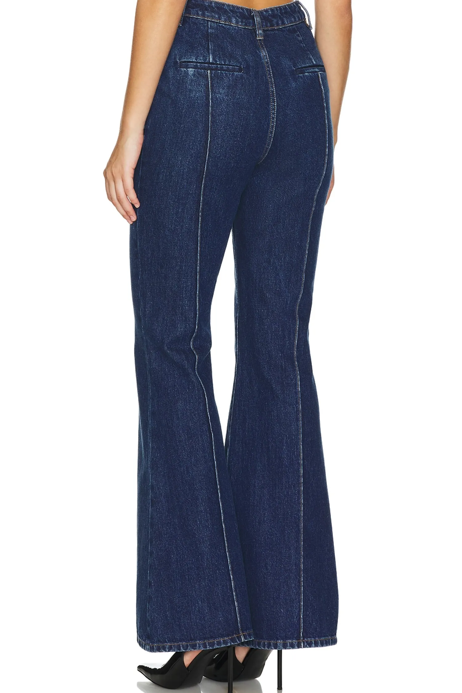 Women self-portrait Jumpsuits>Denim Bandeau Jumpsuit