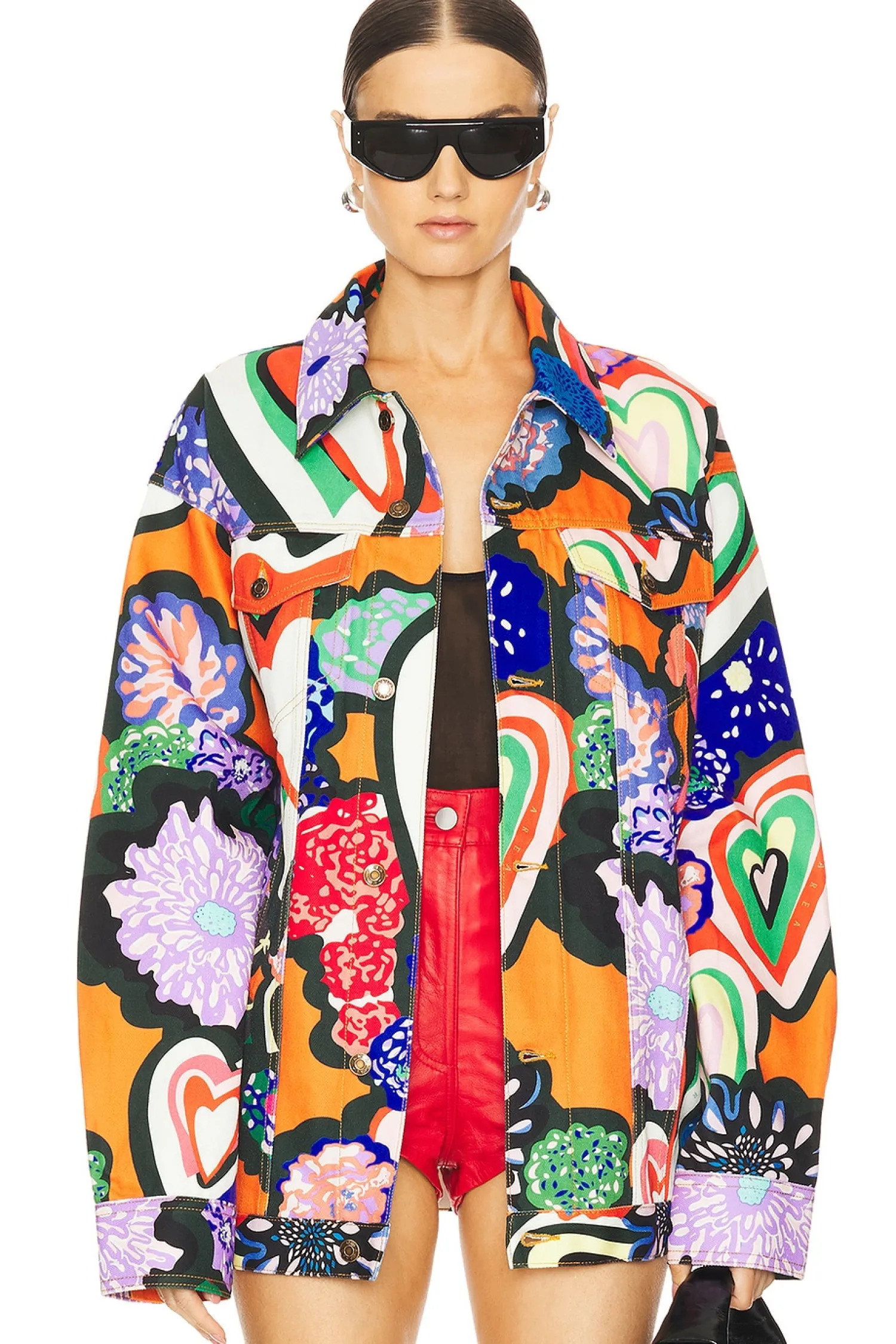 Women AREA Jackets & Coats>Denim Jacket