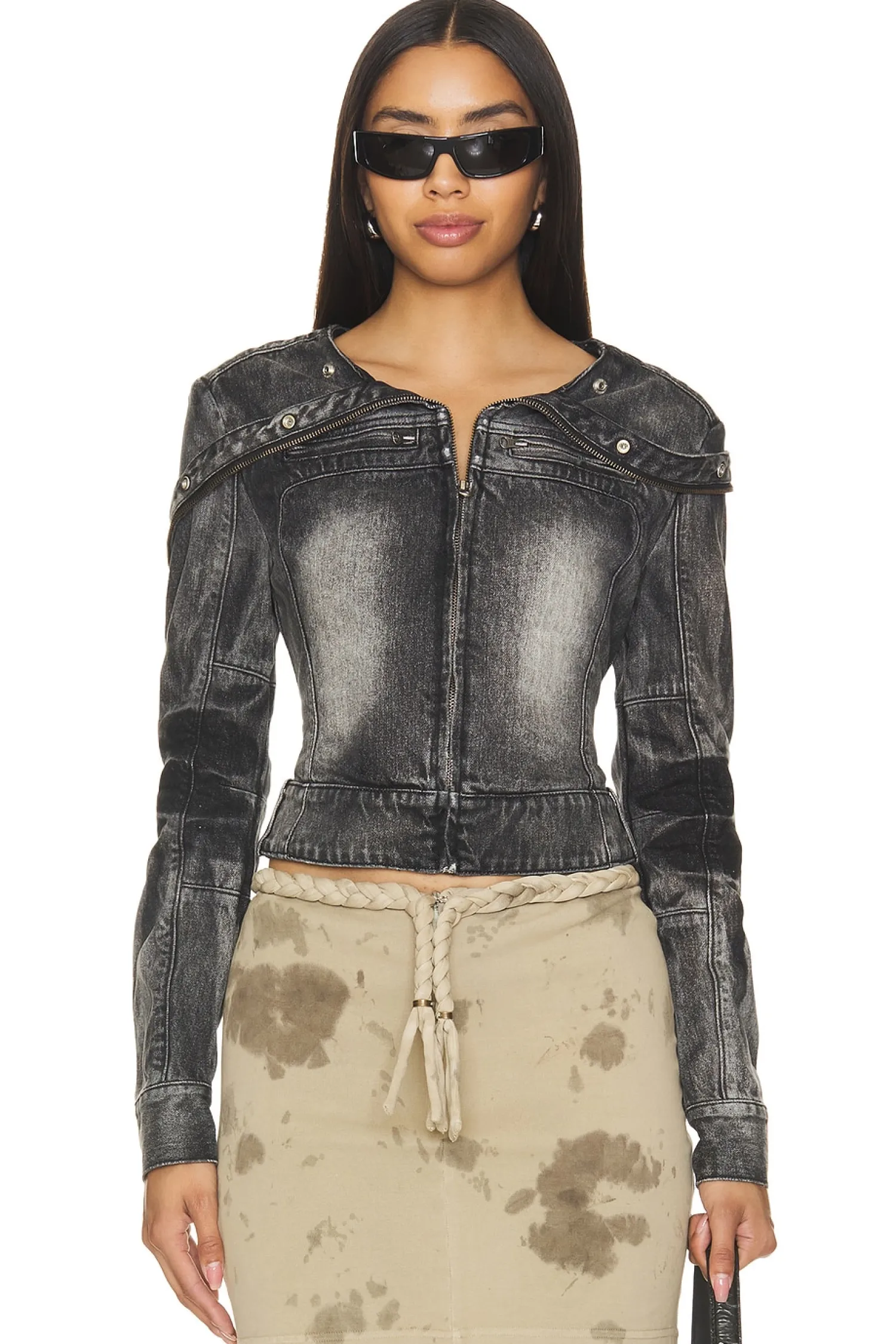 Women MARRKNULL Jackets & Coats>Denim Jacket