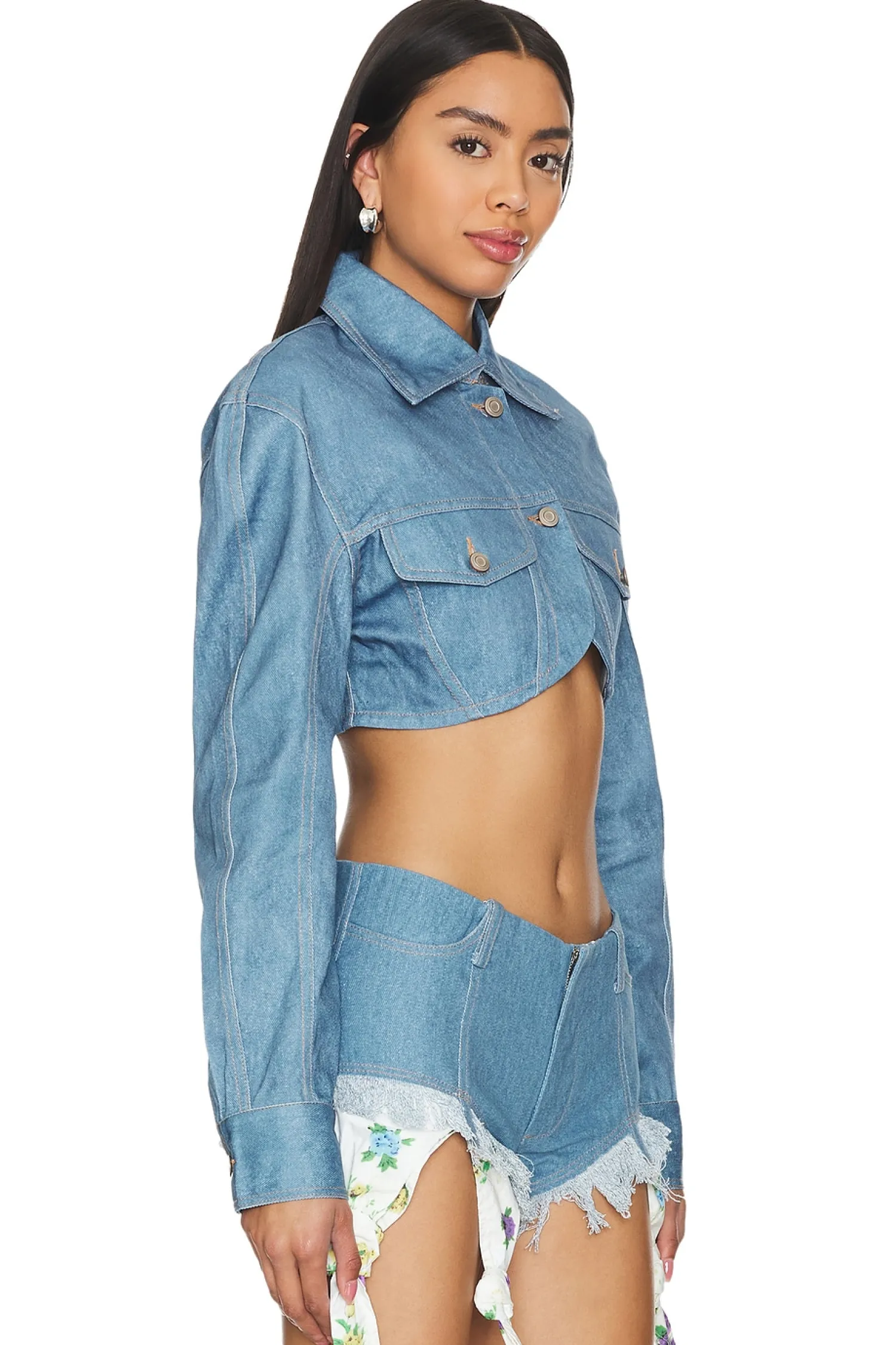 Women Yuhan Wang Jackets & Coats>Denim Jacket