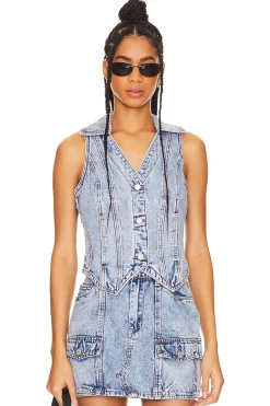 Women BLANKNYC Jackets & Coats>Denim Vest