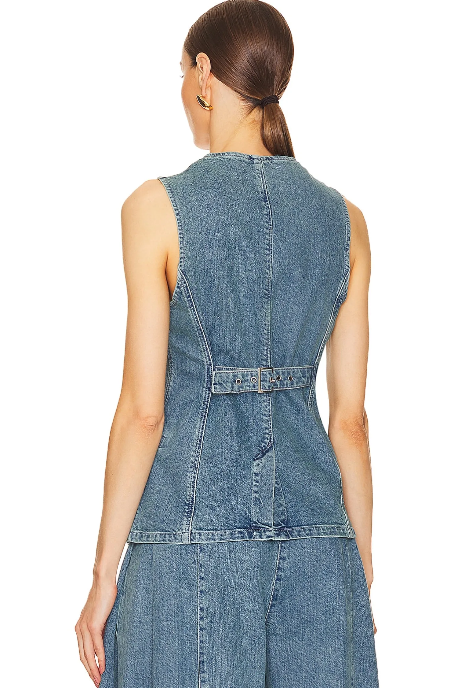 Women REMAIN Jackets & Coats>Denim Waistcoat