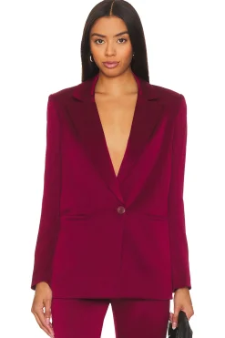 Women Alice + Olivia Jackets & Coats>Denny Notch Collar Bf Blazer