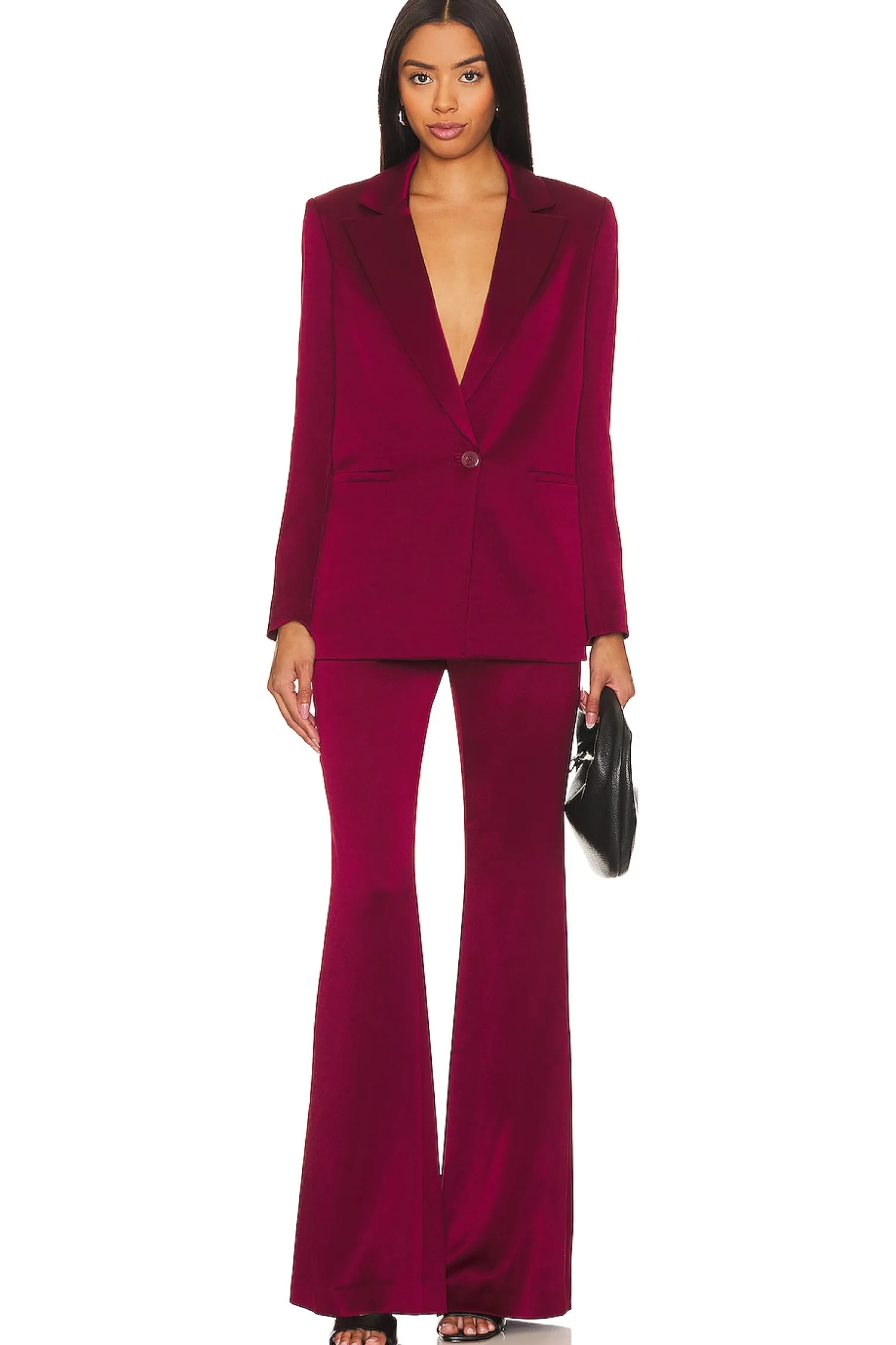 Women Alice + Olivia Jackets & Coats>Denny Notch Collar Bf Blazer